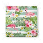 - Flamingo Background. Tropical Flowers Background. Vintage Seamle - Realhomes lamingo Desen Dekorati Kare Sandalye Minderi 40x40cm ermuarlı Realhomes