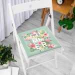 - Tropical Flowers Background. Summer Design. Vector. Flamingo Bac - Realhomes  lamingo Desen Dekorati Kare Sandalye Minderi 40x40cm ermuarlı Realhomes