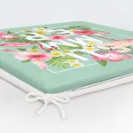 - Tropical Flowers Background. Summer Design. Vector. Flamingo Bac - Realhomes  lamingo Desen Dekorati Kare Sandalye Minderi 40x40cm ermuarlı Realhomes