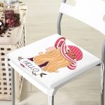 - Baskı - Realhomes  RealHomes Özel Tasarım Fermuarlı Sandalye Minderi Realhomes