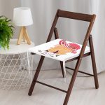 - Baskı - Realhomes  RealHomes Özel Tasarım Fermuarlı Sandalye Minderi Realhomes