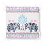 il Desenli Dekorati Kare Sandalye Minderi 40x40cm ermuarlı Realhomes