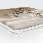 Modern At Desen Dekorati Kare Sandalye Minderi 40x40cm ermuarlı Realhomes