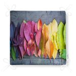 Yaprak Desenli Dekorati Kare Sandalye Minderi 40x40cm ermuarlı Realhomes