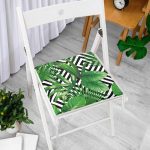 - httpsrealarge.comserdarMinderFermuarli-KareFrm-866-Gorsel12-Gorsel-1 - Realhomes Yaprak Desenli Dekorati Kare Sandalye Minderi 40x40cm Fermuarlı Realhomes