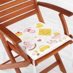 Realhomes Dekorati Kare Sandalye Minderi 40x40cm ermuarlı Realhomes