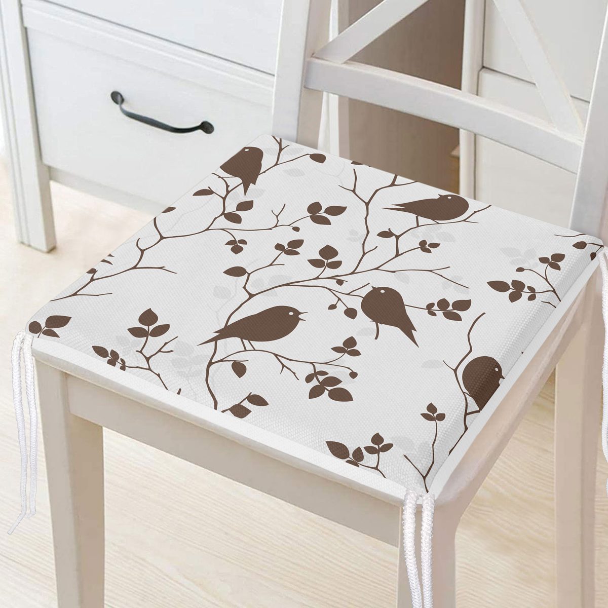 Realhomes Dekorati Kare Sandalye Minderi 40x40cm ermuarlı Realhomes