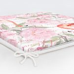 lamingo Desen Dekorati Kare Sandalye Minderi 40x40cm ermuarlı Realhomes