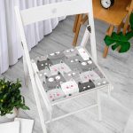 Real Homes Dekorati Kare Sandalye Minderi 40x40cm ermuarlı Realhomes