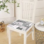 Real Homes Dekorati Kare Sandalye Minderi 40x40cm ermuarlı Realhomes