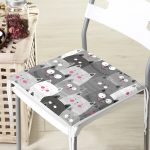 Real Homes Dekorati Kare Sandalye Minderi 40x40cm ermuarlı Realhomes