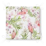 lamingo Desen Dekorati Kare Sandalye Minderi 40x40cm ermuarlı Realhomes