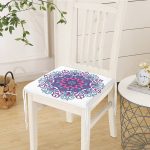 Real Homes Dekorati Kare Sandalye Minderi 40x40cm ermuarlı Realhomes