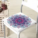 Real Homes Dekorati Kare Sandalye Minderi 40x40cm ermuarlı Realhomes