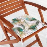 Real Homes Dekorati Kare Sandalye Minderi 40x40cm ermuarlı Realhomes