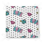 Real Homes Dekorati Kare Sandalye Minderi 40x40cm ermuarlı Realhomes