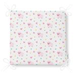 - Print - Realhomes Pembe Kuzucuk Özel Tasarım Dijital Baskılı Modern Fermuarlı Sandalye Minderi Realhomes