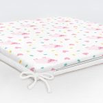 - Print - Realhomes Pembe Kuzucuk Özel Tasarım Dijital Baskılı Modern Fermuarlı Sandalye Minderi Realhomes