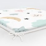 - Frm-1110-Gorsel-5 - Realhomes Ay Yıldız Gökyüzü Sevimli Tasarım Dijital Baskılı Özel Tasarım Modern Fermuarlı Sandalye Minderi Realhomes