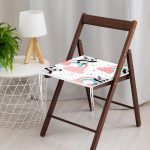 - Print - Realhomes Gökkuşağı Ve Panda Dijital Baskılı Özel Tasarım Modern Fermuarlı Sandalye Minderi Realhomes