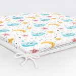 - Frm-1150-Gorsel-5 - Realhomes Gökyüzü Bulut Ve Yıldız Desenli Dijital Baskılı Özel Tasarım Modern Fermuarlı Sandalye Minderi Realhomes