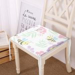 - Print bee bear - Realhomes Sevimli Arı Desenli Dijital Baskılı Özel Tasarım Modern Fermuarlı Sandalye Minderi Realhomes