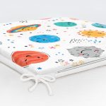 - Mobile - Realhomes Gezegen Temalı Dijital Baskılı Özel Tasarım Modern Fermuarlı Sandalye Minderi Realhomes