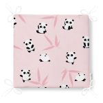 - Frm-1218-Gorsel-4 - Realhomes Pembe Zeminde Sevimli Panda Tasarımlı Dijital Baskılı Özel Tasarım Modern Fermuarlı Sandalye Minderi Realhomes