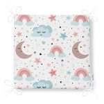 - Frm-1233-Gorsel-4 - Realhomes Uyku Odası Bulut Ve Ay Desenli Dijital Baskılı Özel Tasarım Modern Fermuarlı Sandalye Minderi Realhomes