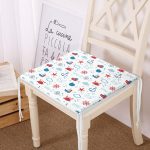 Denizci Temalı Çocuk Odası Dijital Baskılı Özel Tasarım Modern Fermuarlı Sandalye Minderi Realhomes