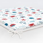 Denizci Temalı Çocuk Odası Dijital Baskılı Özel Tasarım Modern Fermuarlı Sandalye Minderi Realhomes