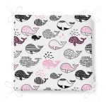 - Frm-1386-Gorsel-4 - Realhomes Çocuk Odası Pembe Balina Temalı Dijital Baskılı Özel Tasarım Modern Fermuarlı Sandalye Minderi Realhomes