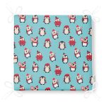 Atkı Ve Bereli Penguen Temalı Dijital Baskılı Özel Tasarım Modern Fermuarlı Sandalye Minderi Realhomes