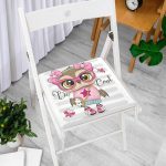 - Frm-3487-Gorsel-2 - Realhomes Fashion Baykuş Tasarımlı Dijital Baskılı Modern Fermuarlı Sandalye Minderi Realhomes