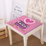 Baykuş Resimli Dekorati Kare Sandalye Minderi 40x40cm ermuarlı Realhomes