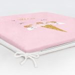 - Frm-4330-Gorsel-5 - Realhomes Pembe Zeminde Magic Unicorn Tasarımlı Modern Fermuarlı Sandalye Minderi Realhomes