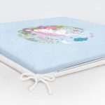 - Frm-4348m-Gorsel-5 - Realhomes Mavi Zeminde Unicorn At Desenli Modern Fermuarlı Sandalye Minderi Realhomes