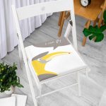 I Can Fly Leylek Motifli Bebek Odası Fermuarlı Sandalye Minderi Realhomes