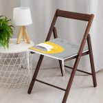 - Frm-4381g-Gorsel-3 - Realhomes Gri Zeminde Hungry Aslan Motifli Dijital Baskılı Bebek Odası Fermuarlı Sandalye Minderi Realhomes