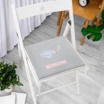 - Frm-4449-Gorsel-2 - Realhomes Gri Zeminde Balon Tasarımlı Modern Fermuarlı Sandalye Minderi Realhomes