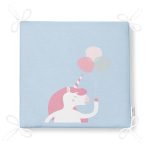 - Frm-4552m-Gorsel-4 - Realhomes Mavi Zeminde Unicorn At Tasarımlı Modern Fermuarlı Sandalye Minderi Realhomes