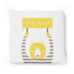 - Frm-4582-Gorsel-4 - Realhomes Beyaz Zeminde Ayıcık Motifli Dijital Baskılı Modern Fermuarlı Sandalye Minderi Realhomes