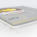 Gri Zeminde Akvaryum Temalı Çocuk Odası Fermuarlı Sandalye Minderi Realhomes