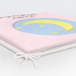 - Frm-4598-Gorsel-5 - Realhomes Pembe Zemin Ay Desenli Baby Shower Özel Tasarımlı Dijital Baskılı Çocuk Odası Fermuarlı Sandalye Minderi Realhomes