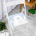 - Frm-4642m-Gorsel-2 - Realhomes Mavi Zemin Sevimli Ayıcık Desenli Özel Tasarımlı Dijital Baskılı Modern Fermuarlı Sandalye Minderi Realhomes