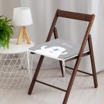 Gri Zemin Hello Baby Yazılı Ayıcık Desenli Dijital Baskılı Modern Fermuarlı Sandalye Minderi Realhomes