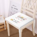 - Frm-4819-Gorsel - Realhomes Beyaz Zeminde Be Wild & Beautiful Temalı Modern Fermuarlı Sandalye Minderi Realhomes