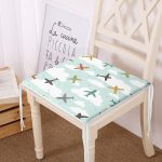 - Frm-4857-Gorsel - Realhomes Realhomes Uçak Desenli Bulutlar Dijital Baskılı Modern Fermuarlı Sandalye Minderi Realhomes