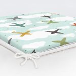 - Frm-4857-Gorsel-5 - Realhomes Realhomes Uçak Desenli Bulutlar Dijital Baskılı Modern Fermuarlı Sandalye Minderi Realhomes