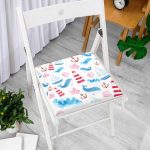 - Frm-4949-Gorsel-2 - Realhomes Realhomes Sevimli Balina Desenli Dijital Baskılı Modern Sandalye Minderi Realhomes